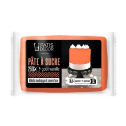 Pâte à sucre orange 250 g-Cerf Dellier Online