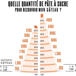 Pâte à sucre rouge étalée - DDM 11/24-Cerf Dellier New