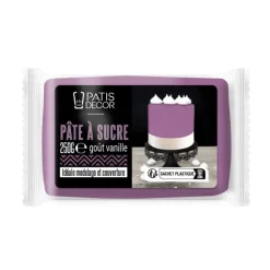 Pâte à sucre violet 250 g-Cerf Dellier Best