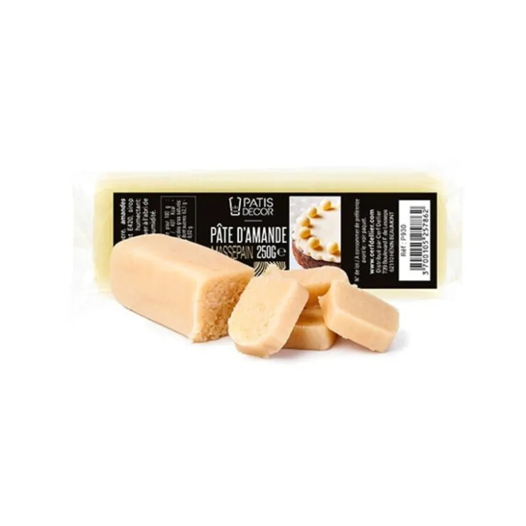 Pâte d'amande confiseur neutre 33 % 250 g-Cerf Dellier Online