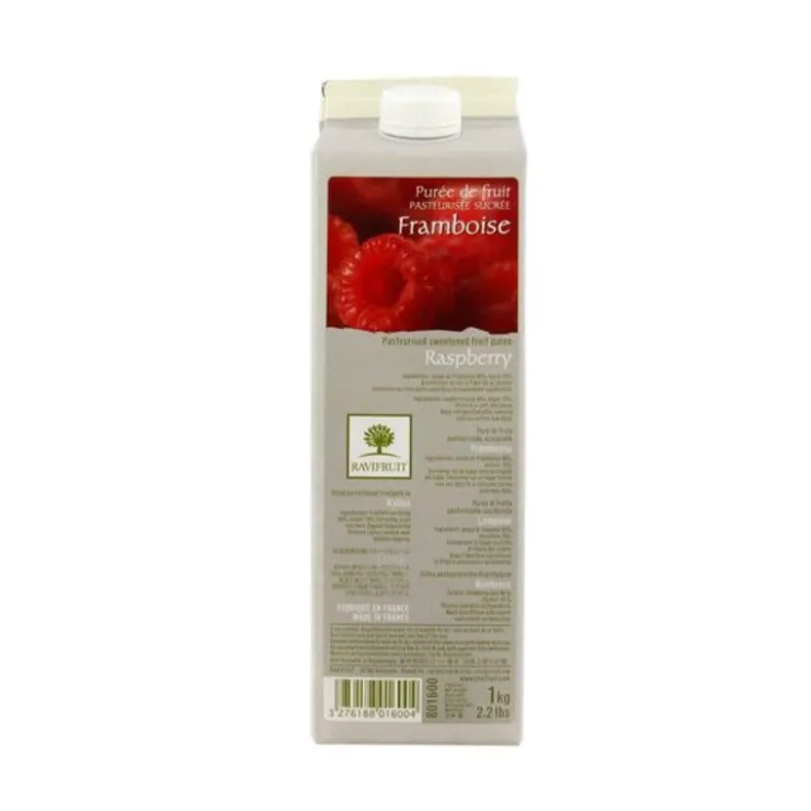 Purée de framboise Ravifruit 1 kg-Cerf Dellier Discount