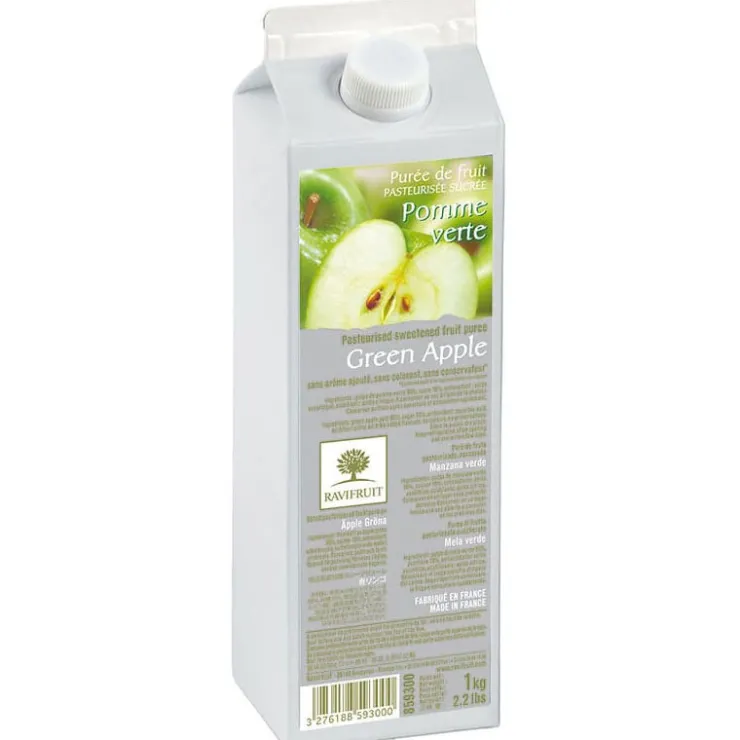 Purée de pomme verte Ravifruit 1 kg-Cerf Dellier New