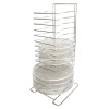 Rack pour grilles à pizza inox 15 niveaux jusqu'à 40 cm-Cerf Dellier Clearance