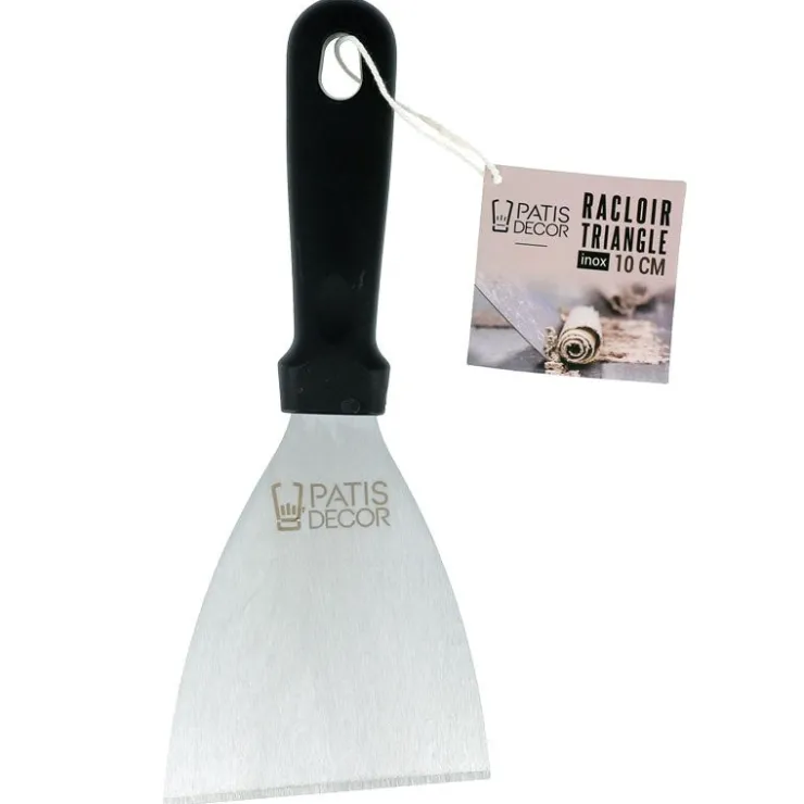 Racloir triangle inox 10 cm-Cerf Dellier