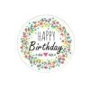 Ronds azyme Joyeux Anniversaire 5 cm (x24)-Cerf Dellier Online