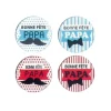 Ronds chocolat assortis Bonne Fête Papa (x54)-Cerf Dellier Clearance