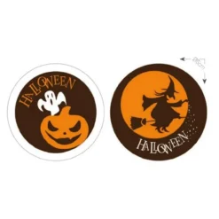 Ronds en chocolat Halloween assortis (x40)-Cerf Dellier