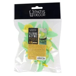 Roses jaunes avec feuilles x10-Cerf Dellier Hot