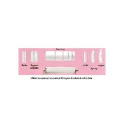 Rouleau décor rubans pâte à sucre Patisdecor-Cerf Dellier Best