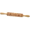 Rouleau en bois à empreintes Alsace-Cerf Dellier Hot