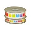Ruban blanc cadeaux (20 m)-Cerf Dellier Clearance