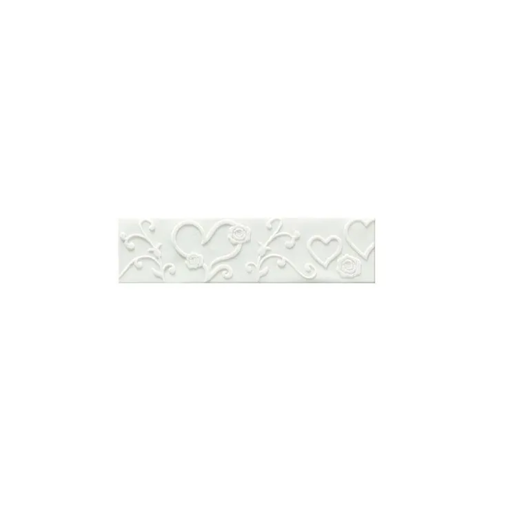 Ruban pâte à sucre coeurs h 5 cm (1,25 m)-Cerf Dellier Clearance