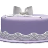 Ruban pâte à sucre noeuds blanc h 3 cm (2,5 m)-Cerf Dellier