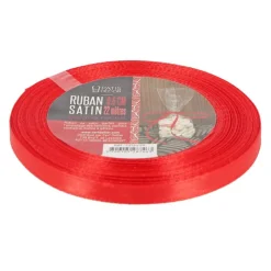 Ruban rouge satin (22 m)-Cerf Dellier Best