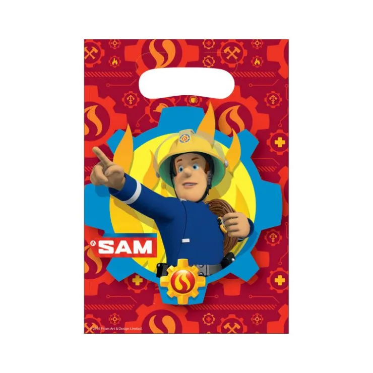 Sac à confiseries Sam le pompier (x8)-Cerf Dellier Online