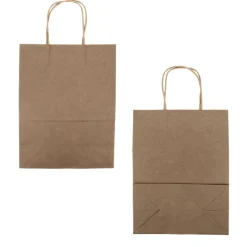 Sac en papier kraft - 21x11x27 cm-Cerf Dellier Best