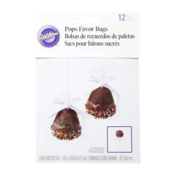 Sachets à cake pops Wilton (x12)-Cerf Dellier Discount