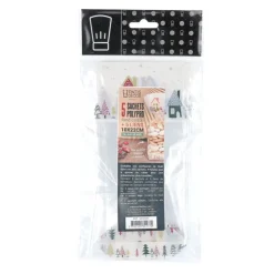 Sachets polypro Village de Noël 10 x 22 cm (x5)-Cerf Dellier Hot