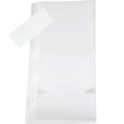 Sachets transparents avec liens - 18 x 30 cm (x10)-Cerf Dellier Outlet