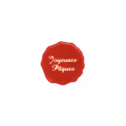 Sceaux Joyeuses Pâques chocolat blanc (x 70) - DDM 07/24-Cerf Dellier New