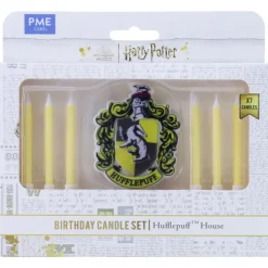 Set de 7 bougies d'anniversaire Poufsouffle Harry Potter-Cerf Dellier