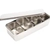 Set de 5 mini-plats japonais inox pour mise en place-Cerf Dellier Discount