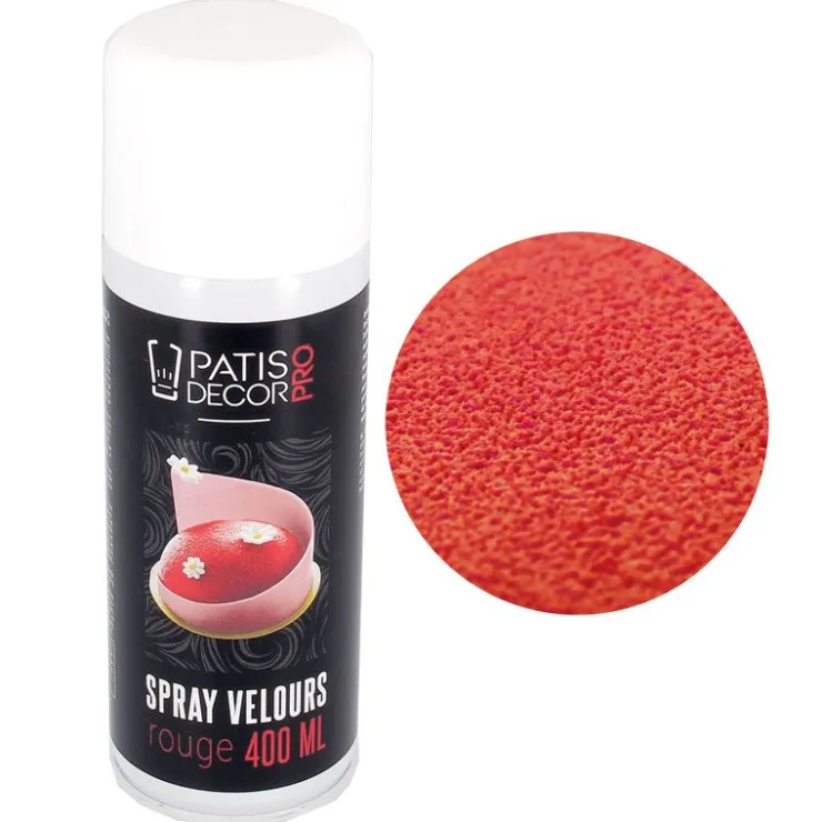 Spray effet velours Rouge 400 ml-Cerf Dellier Best
