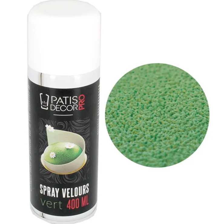 Spray effet velours Vert 400 ml-Cerf Dellier Discount