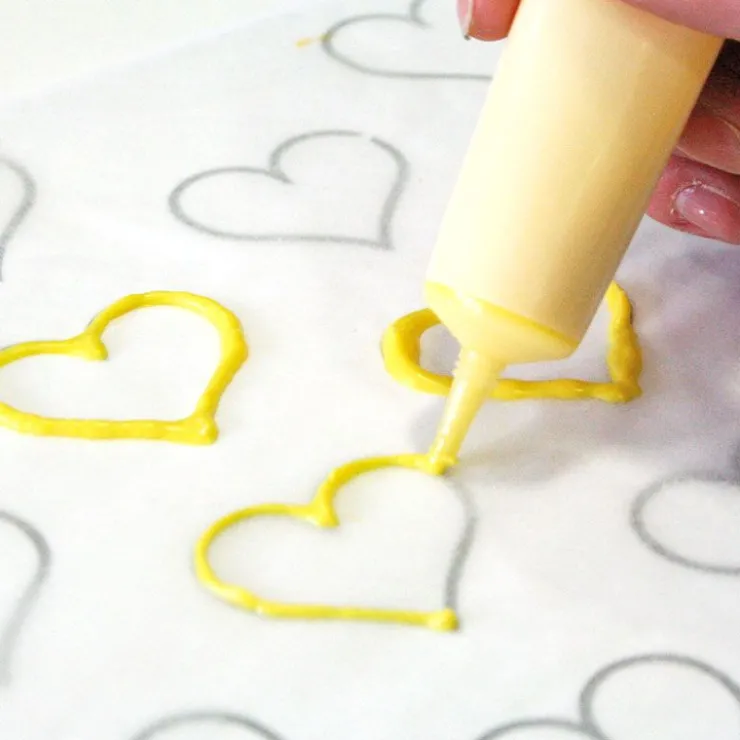Stylo pâtissier jaune goût chocolat-Cerf Dellier Hot