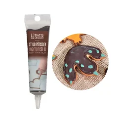 Stylo pâtissier marron goût chocolat-Cerf Dellier Online