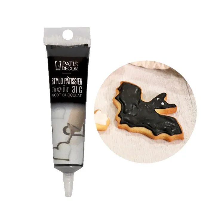 Stylo pâtissier noir goût chocolat-Cerf Dellier Outlet