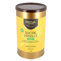 Sucre vanillé bio Prova 1 kg - DDM 03/24-Cerf Dellier Best