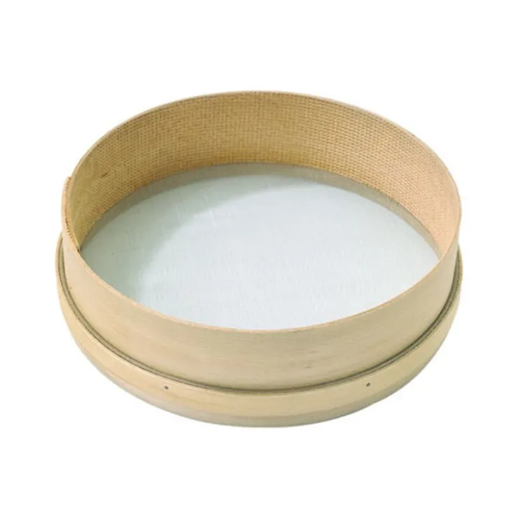 Tamis à farine en bois double toile inox 35 cm maille 16-Cerf Dellier Best
