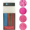 Tapis texture assortis (x4)-Cerf Dellier Hot
