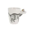 Tasse à tête de chat 3D-Cerf Dellier Online