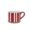 Tasse rouge à rayures-Cerf Dellier Online