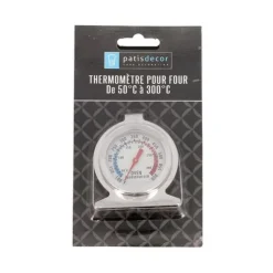 Thermomètre à four cadran inox +50+300°C-Cerf Dellier Outlet