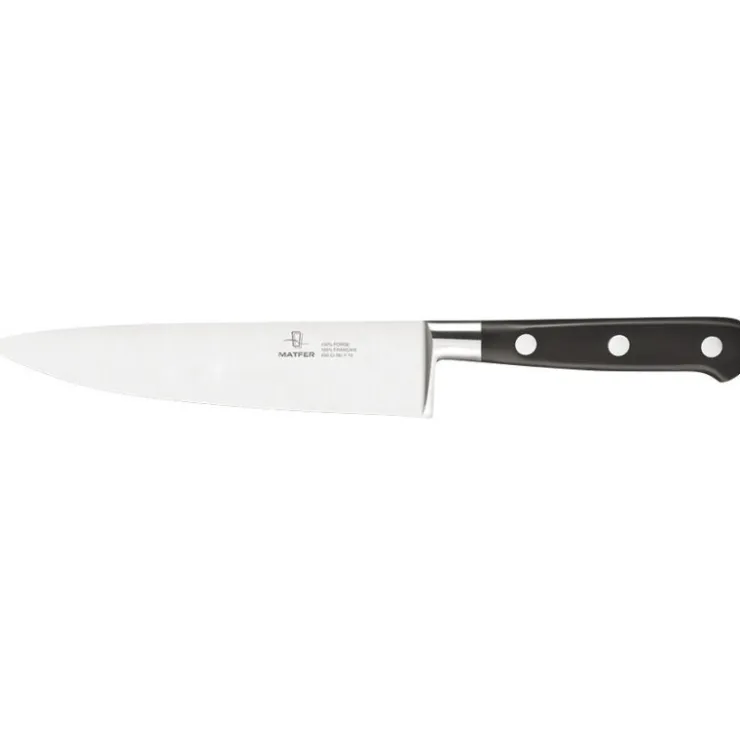 Tradition couteau de cuisine forgé monobloc inox 15 cm-Cerf Dellier Outlet