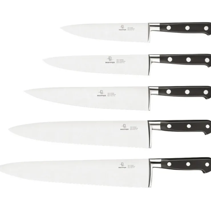 Tradition couteau de cuisine forgé monobloc inox 15 cm-Cerf Dellier Outlet