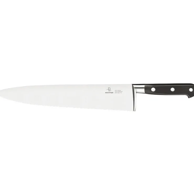 Tradition couteau de cuisine forgé monobloc inox 30 cm-Cerf Dellier Clearance