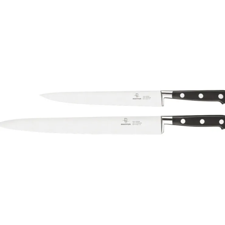 Tradition couteau tranchelard forgé monobloc inox 25 cm-Cerf Dellier Best