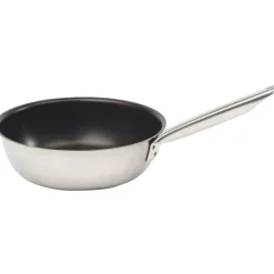 Tradition inox sauteuse évasée anti-adhérente 24 cm-Cerf Dellier Best
