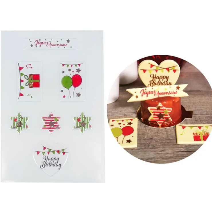 Transfert chocolat Anniversaire-Cerf Dellier Best