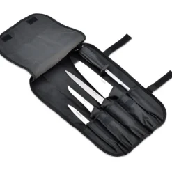 Trousse à couteaux 7 pièces en nylon noir-Cerf Dellier Discount