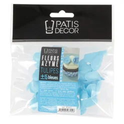 Tulipe bleue en azyme (x15)-Cerf Dellier Outlet