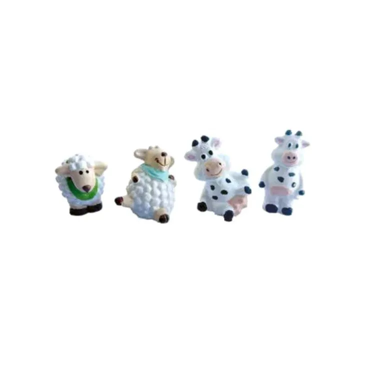 Vaches et moutons sur pique assortis (x48)-Cerf Dellier Clearance