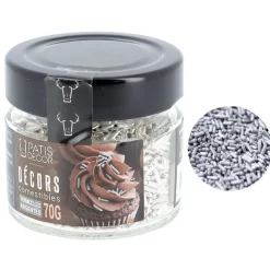 Vermicelles comestibles argentés 70 g-Cerf Dellier Online