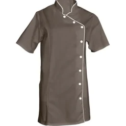 Veste manches courtes taupe Odile-Cerf Dellier Online