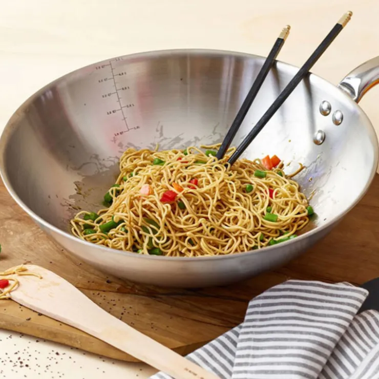 Wok ALCHIMY 32 cm de Buyer-Cerf Dellier New